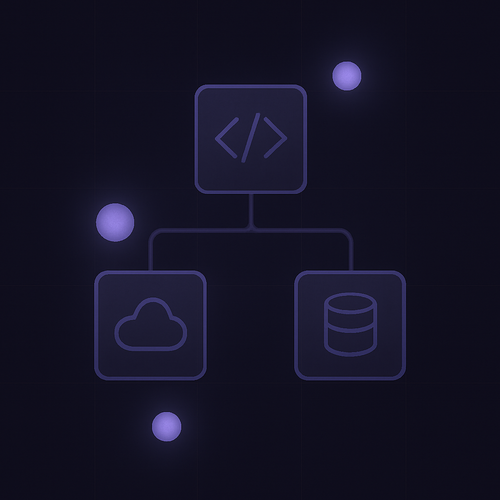 Execution agents linking a tech stack
